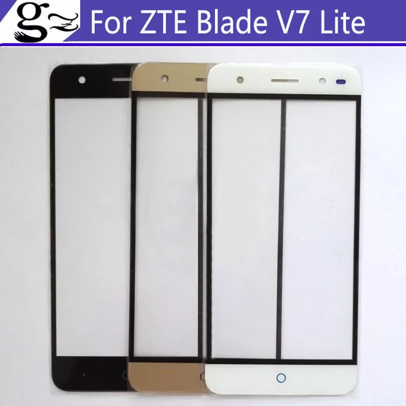 Белый/черный/золотой для zte Blade V7 Lite переднее внешнее стекло для ремонта объектива сенсорный экран внешнее стекло сенсорный экран без гибкого покрытия