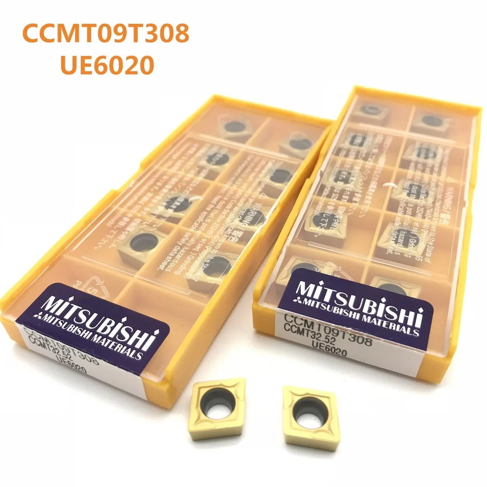 

20PCS Lathe tool CCMT09T308 UE6020 high quality carbide blade CNC product metal turning tool stainless steel special tool