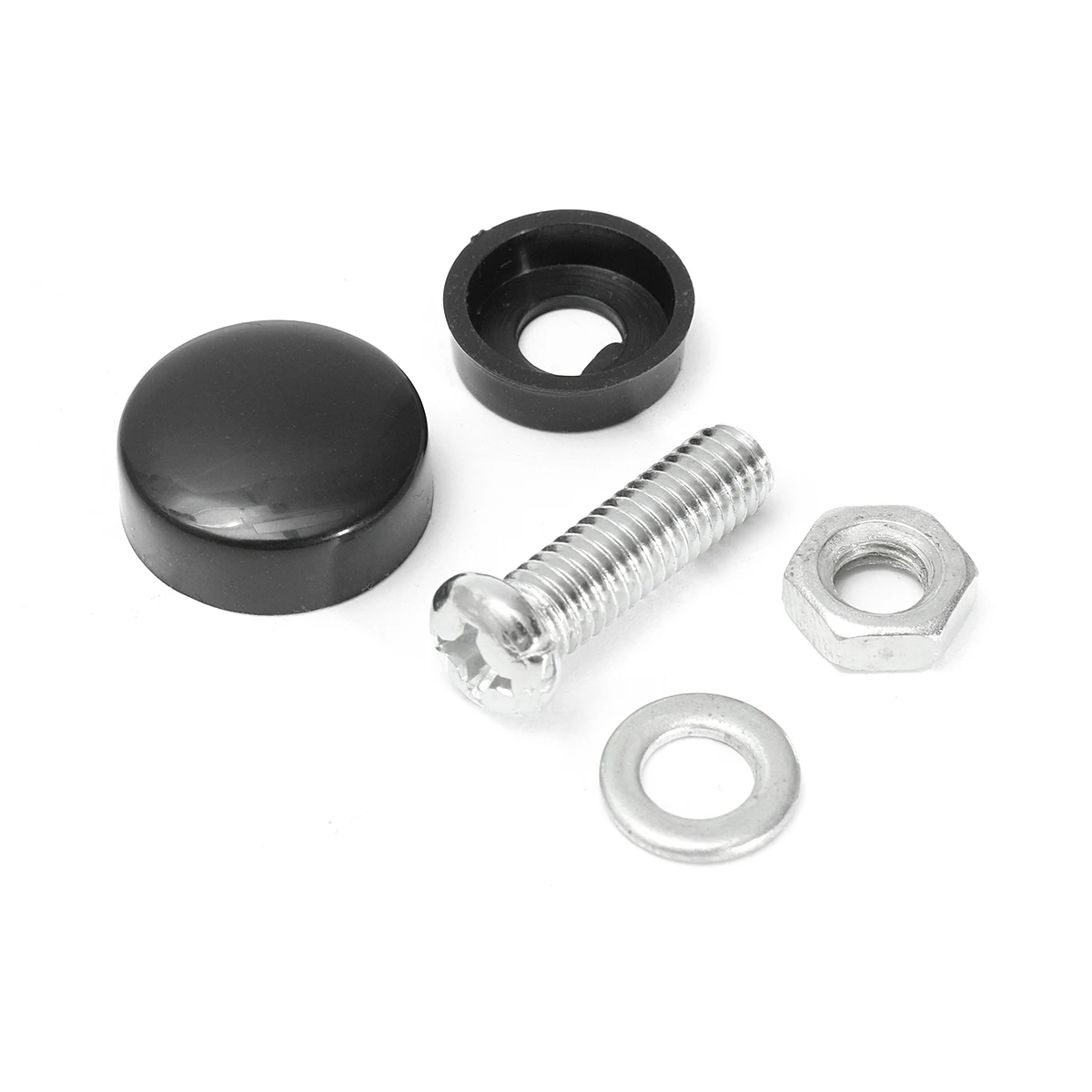 Car License Plate Frame Security Screw Bolt Caps Covers For The Punisher Skull