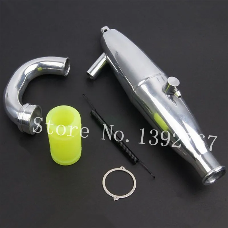 

HSP 85789 Aluminum Exhaust Pipe Set For HSP 1/8 Scale Models RC Car Nitro Engine Parts Remote Control Cars Buggy Tuck