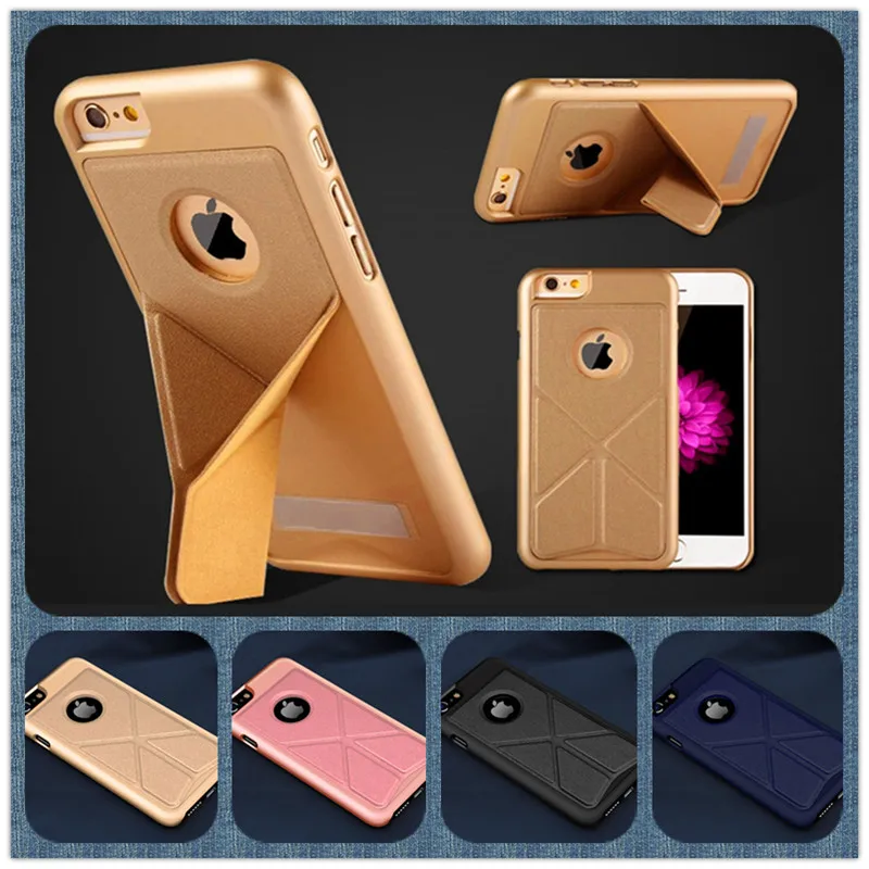 2017 Fold Stand Holder Cases For iphone 5 5S SE 6 6Plus 7 7 Plus
