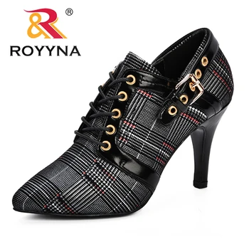 

ROYYNA Ladies Pumps Synthetic Material Fashion New Popular Style Women Shoes Female High Heel Women's Pumps Pointed Toe C023-40