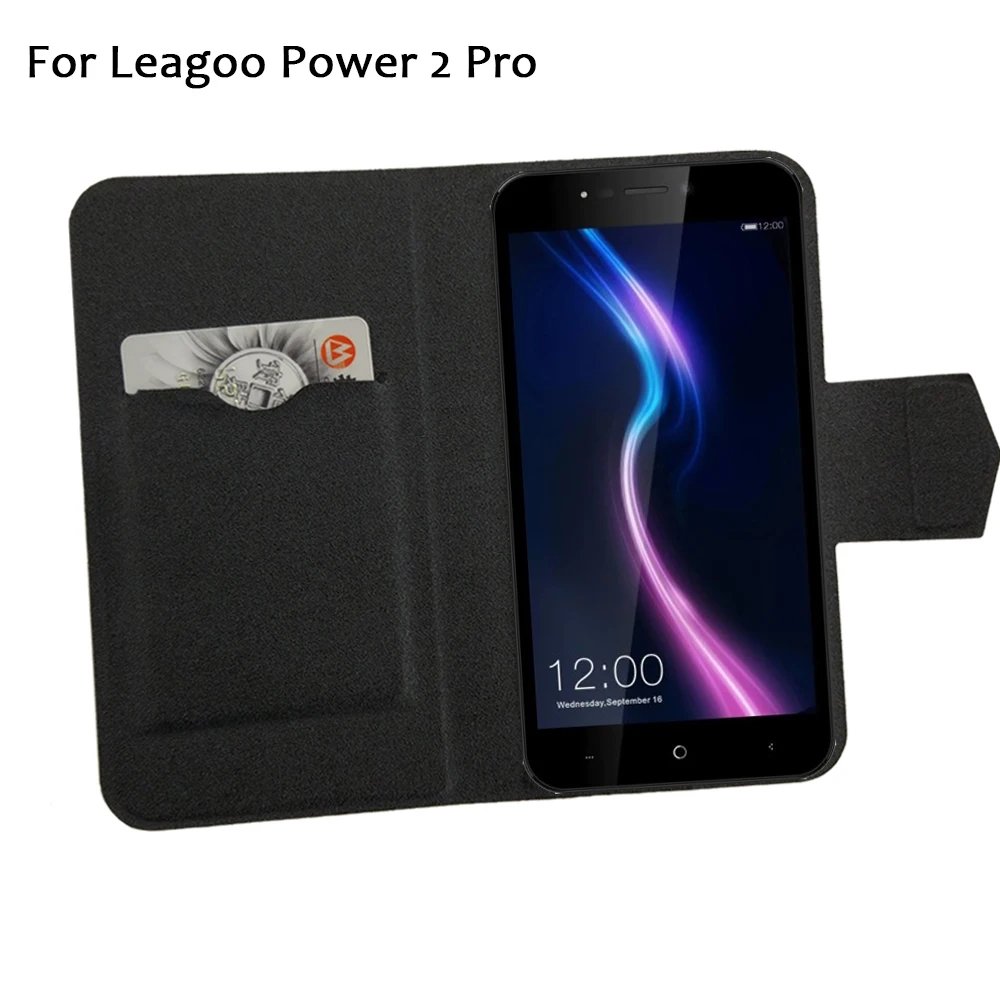 

5 Colors Hot! Leagoo Power 2 Pro Case Phone Leather Cover,Factory Price Protective Full Flip Stand Leather Phone Shell Cases