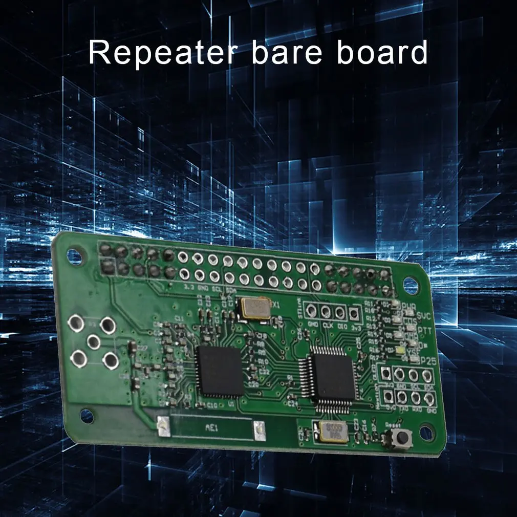 

V1.7 MMDVM Hotspot Module Pi-Star Version Support P25 DMR YSF with On-board Aerial Up to 10mW RF Power for Raspberry pi +