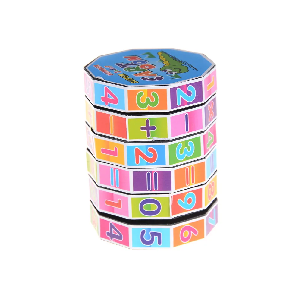 

Educational Magic Cubes Toys For Children Kids Mathematics Digital Numbers Magic Cube Toy Puzzle Game Gift Brain Training Toys
