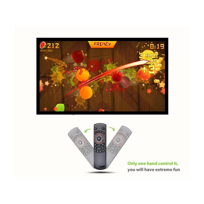 Everycom Projector Accessory X6 Adroid Remote Multi-fuctional Handle 2.4Ghzi wireless Keyboard For