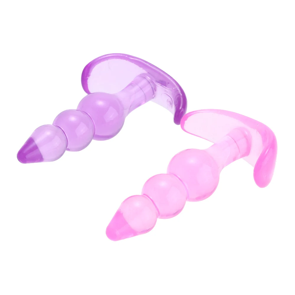 Anal Plug Triple-bead Butt Plug Silicone Anus Plug Clitoris / Prostate Massager for Men & Women Adult Sex Product Sex Toys