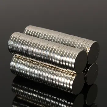 

50pcs 8mm Dia x 1mm Small Thin Neodymium Disc Magnets N52 Craft Reborn Fridge Diy NdFeB Magnetic Materials