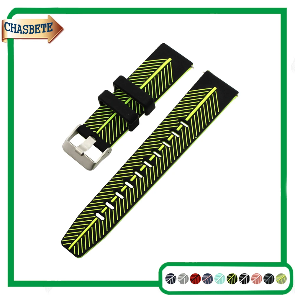 Good Affordable Rubber 22 mm Watch Wristband ZIZM-MB_K0026795