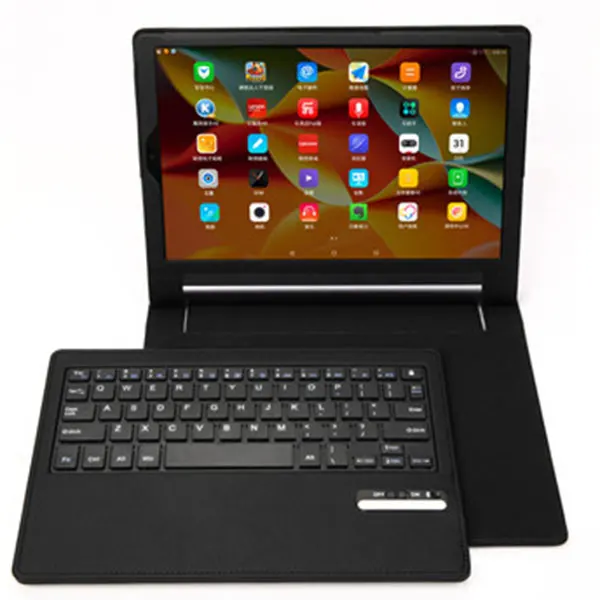 Tablet Case Business Portable Bluetooth Keyboard with PU Leather Case Cover For Lenovo Yoga Tab 3 Pro 10.1 ING-SHIPPING