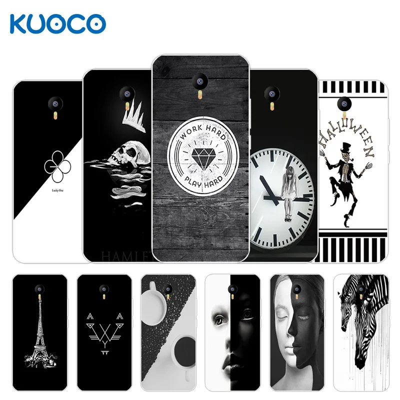 Soft TPU Case for Meizu m2 note 5.5 inch B&ampW Design Silicon Back Cover For M2 NOTE Meilan Note 2 Phone Cases Coque | Мобильные