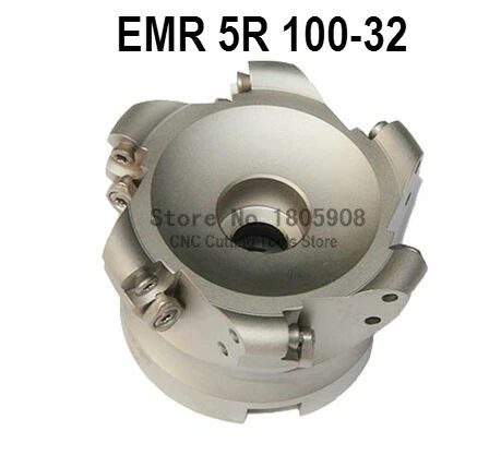 Бесплатная доставка EMR-5R-100-32-6T торцевая фреза для фрезерования индексируемая