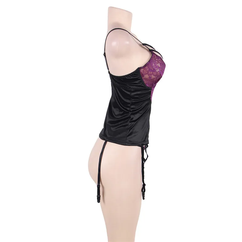LSTRY Naughty женское сексуальное нижнее белье размера плюс Babydoll платье + стринги