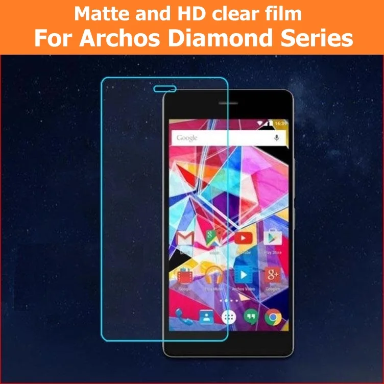 Новая матовая пленка и глянцевая для Archos Diamond / 2 Plus S Защита экрана 55 Алмазная