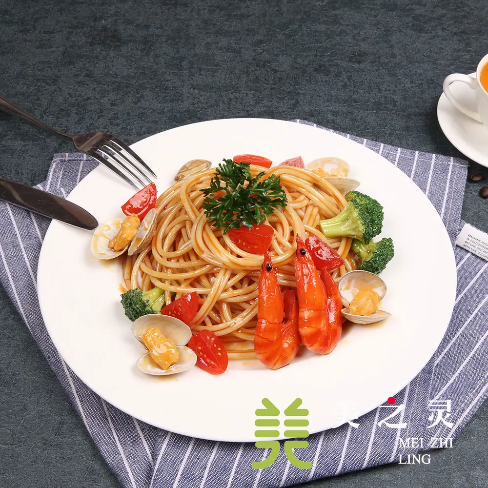

Simulation Food Model Noodles Seafood Pasta Food Dishes Sample Dish Display Simulation Sample Handicraft Artificial Prop Display