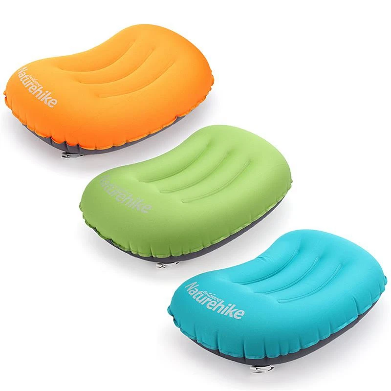 Portable Outdoor Inflatable Pillow Sleeping Gear Travel Aeros Pillow Inflatable Cushion HeadRest
