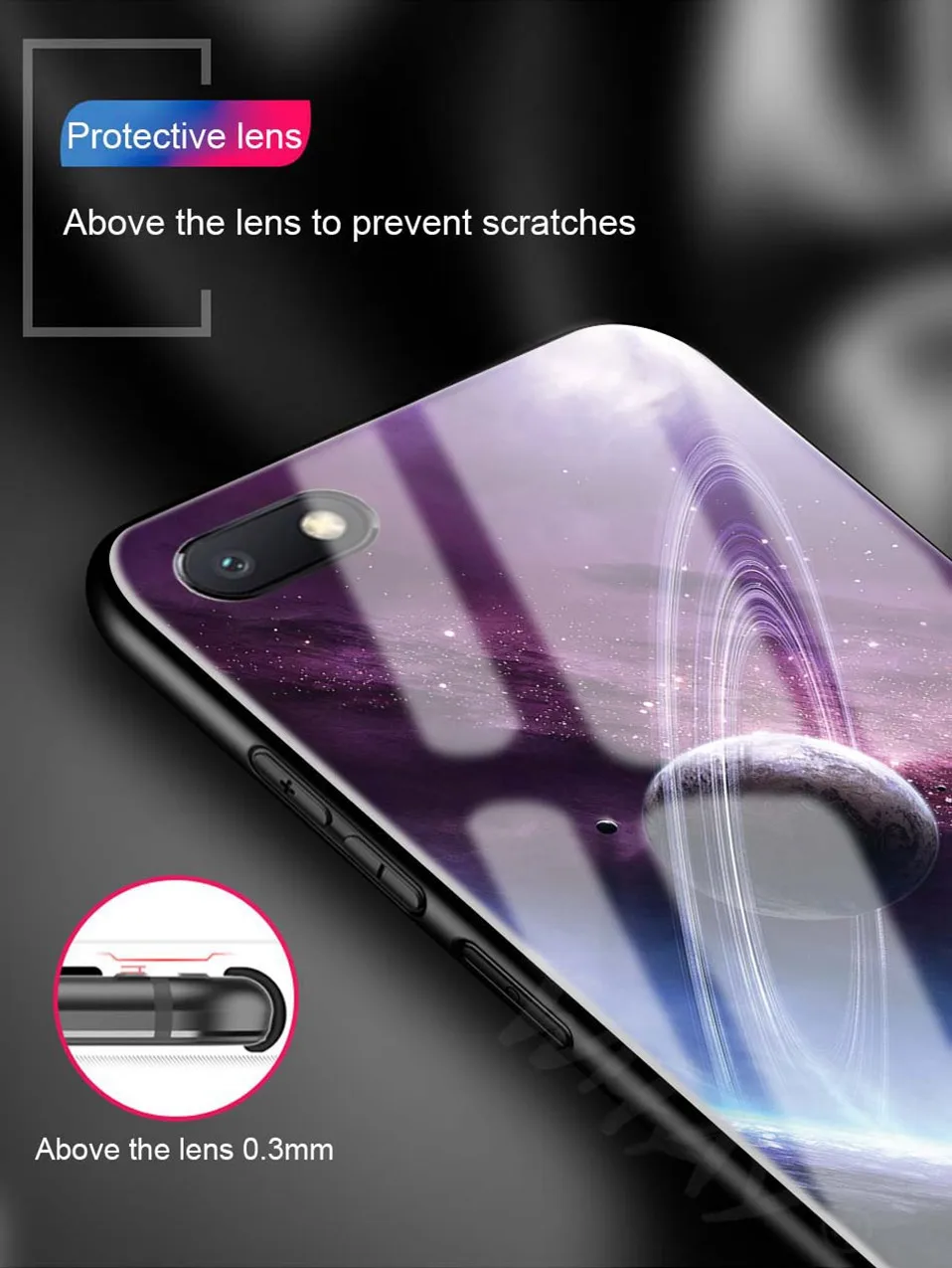 Tempered Glass Case For Xiaomi Mi A2 Lite A1 Coque Luxury Back Phone Xiomi Case For Xiaomi Redmi 5 Plus 6A Note 4X 6 5 Pro Cover (7)