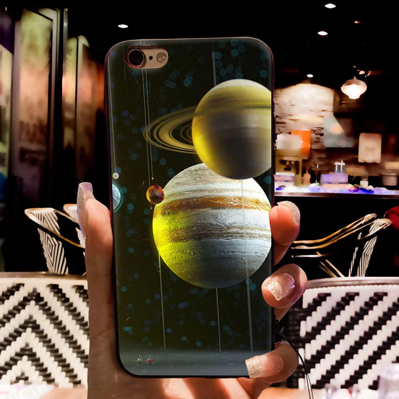 MaiYaCa Saturn Saturnus Planets of Solar System Phone Accessories Case for Apple iPhone 8 7 6 6S Plus X 5 5S SE 5C Cellphones