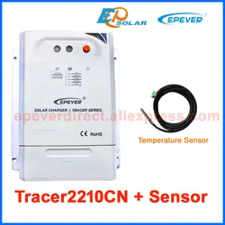 Tracer2210CN 20A 20amp MPPT отличного качества с кабель USB или датчик температуры солнечной Портативный Контроллер EPEVER регулятор