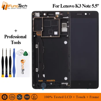 

K50-t5 K3 Note K50a40 LCD Display Touch Screen Assembly With Frame For Lenovo K50-t3s LCD Screen Replacement Parts
