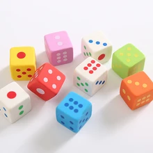 3 шт./компл. креативные игральные кости Форма ПВХ ластик разноцветный кубический, для карандашей детский ластик игрушки слов рисунок вытирания канцелярские товары для исправлений