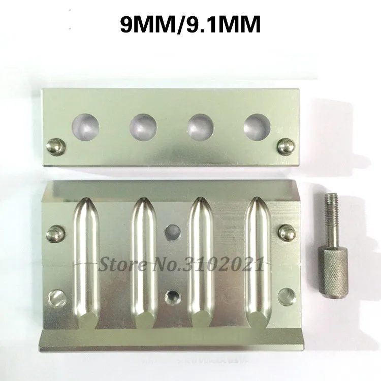 1 шт. 9 мм косметический клюв из алюминиевого сплава Форма для губной помады 4 полостей отверстия губной помады заполнение формы DIY губная помада аксессуары для макияжа