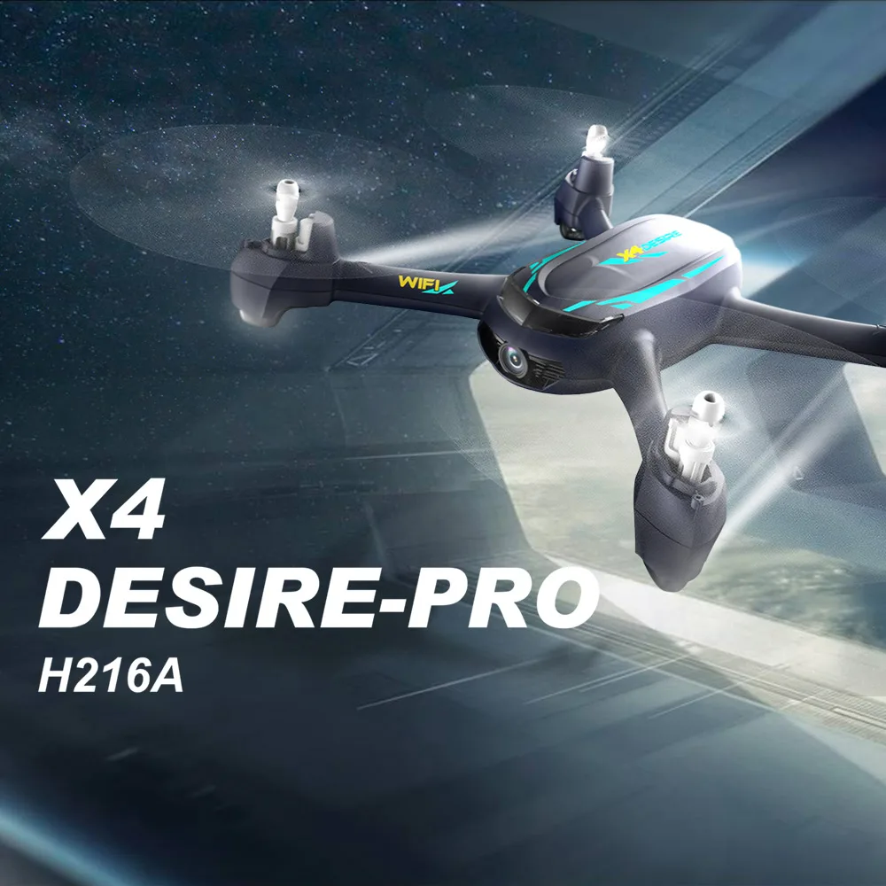 

H216A X4 DESIRE Pro WiFi FPV With1080P HD Camera Drone RC Quadcopter Altitude Hold Selfie GPS Drone RTF Helicopter