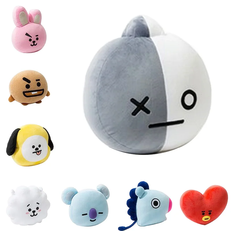 Bangtan мальчики BTS bt21 плюшевые игрушки ВАПП Travesseir теплая Поддержи Q almofada де pelucia bon TATA Ван COOKY CHIMMY SHOOKY коя RJ Манг