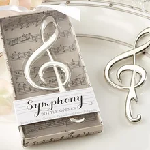 Симфоническая Музыка Примечание открывалка для бутылок вина Свадебная услуга хром прием тройной