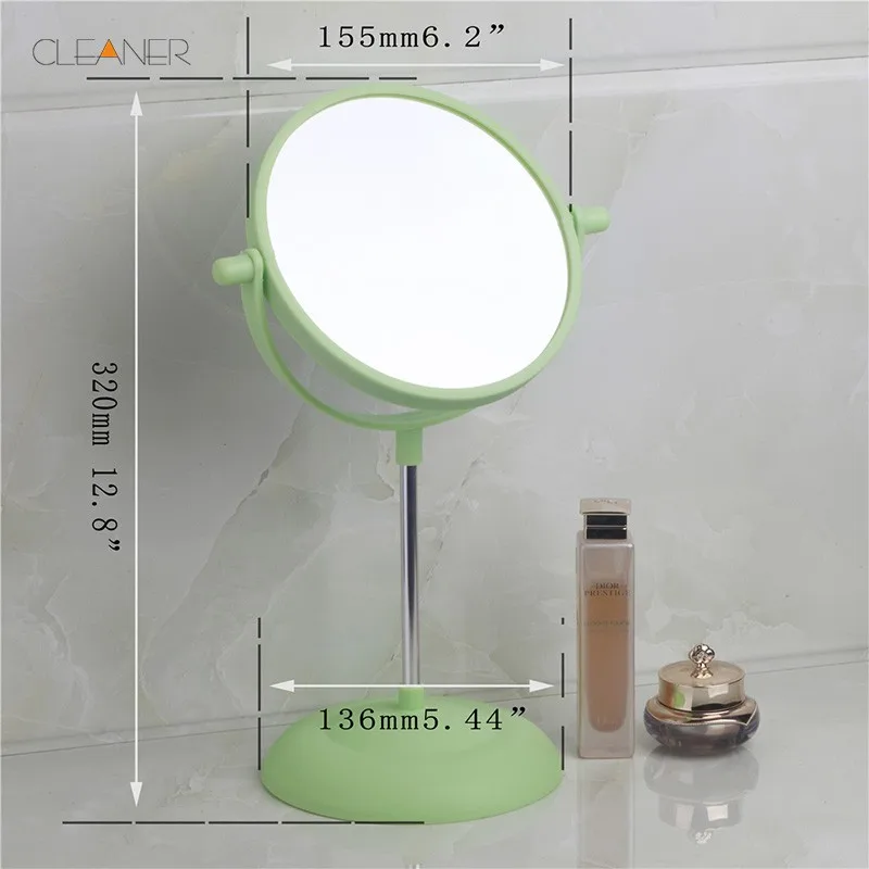 Ванная комната двустороннее зеркало для ванной увеличительное зеркало для макияжа с не освещает антикварное зеркало