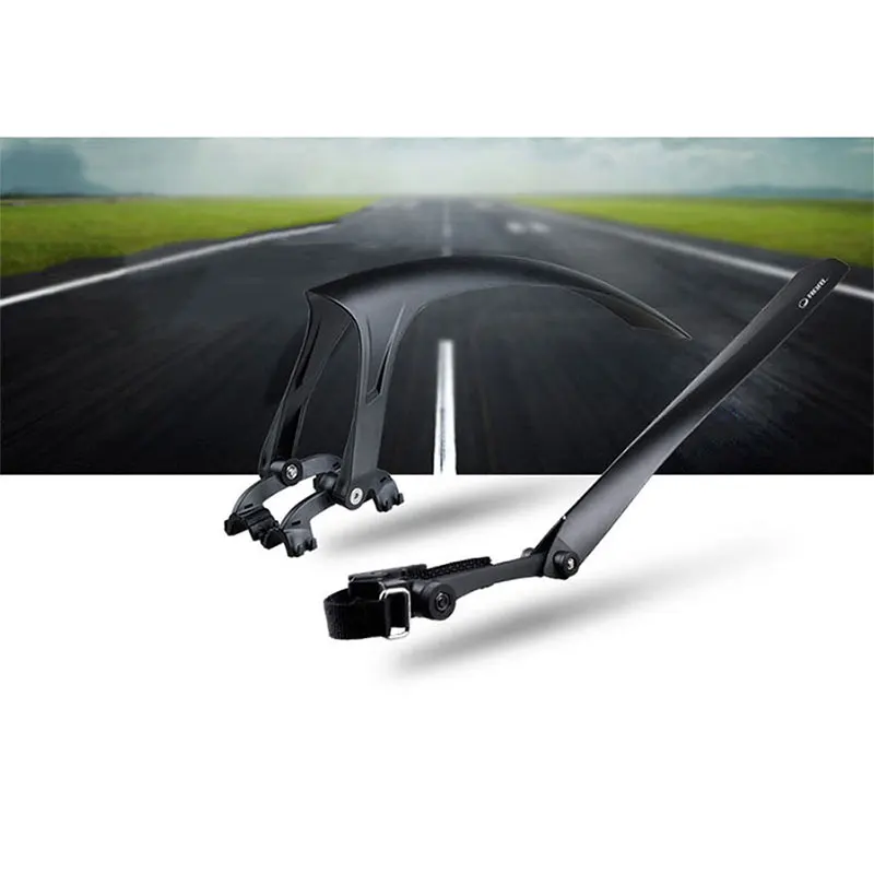 

Lankeleisi Road Bike Mudguard Fixed Gear Bicycle Bike Accessory Waterproof Break Wind Through Wind Twistable
