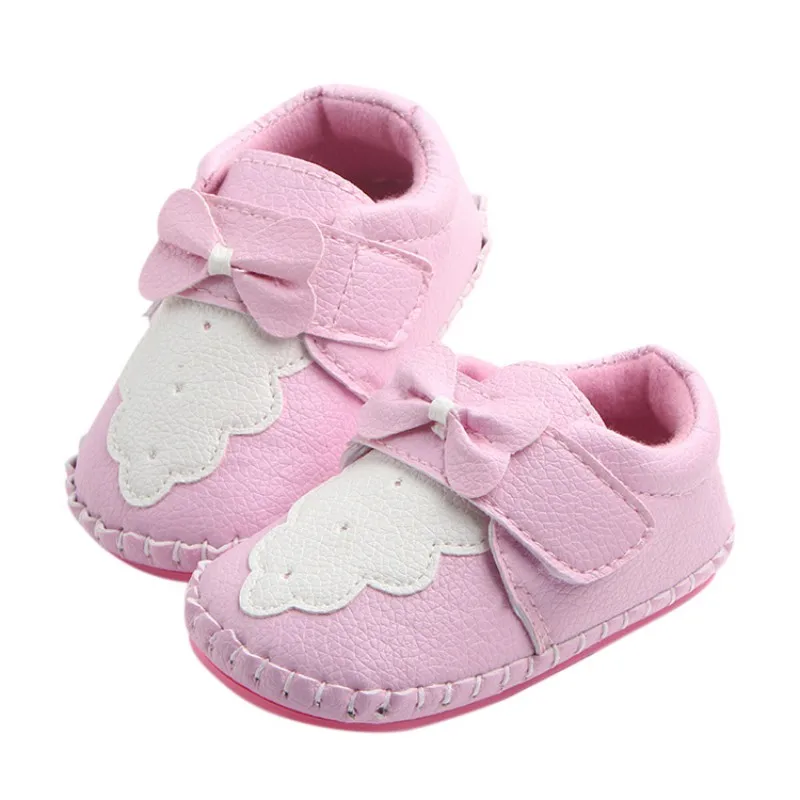 2018 Spring New Baby Girls First Walkers Shoes Soft Sold Infant Toddler