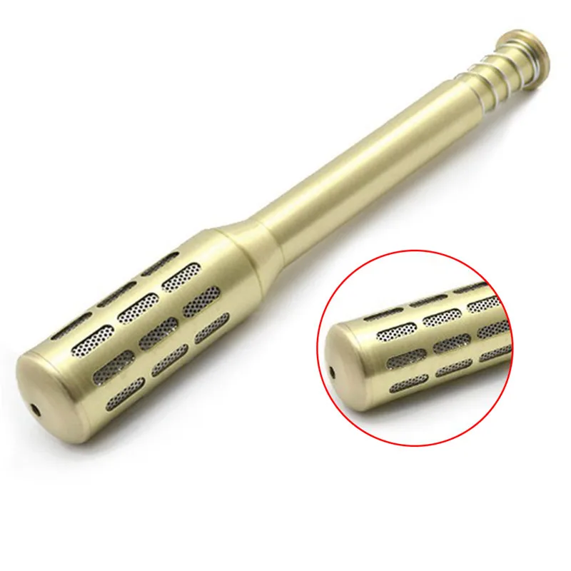

Big Brass Moxa Roll Burner Moxibustion Therapy Massage Stick Meridian Acupuncture Stimulation Body Massager Moxa Roller Stick