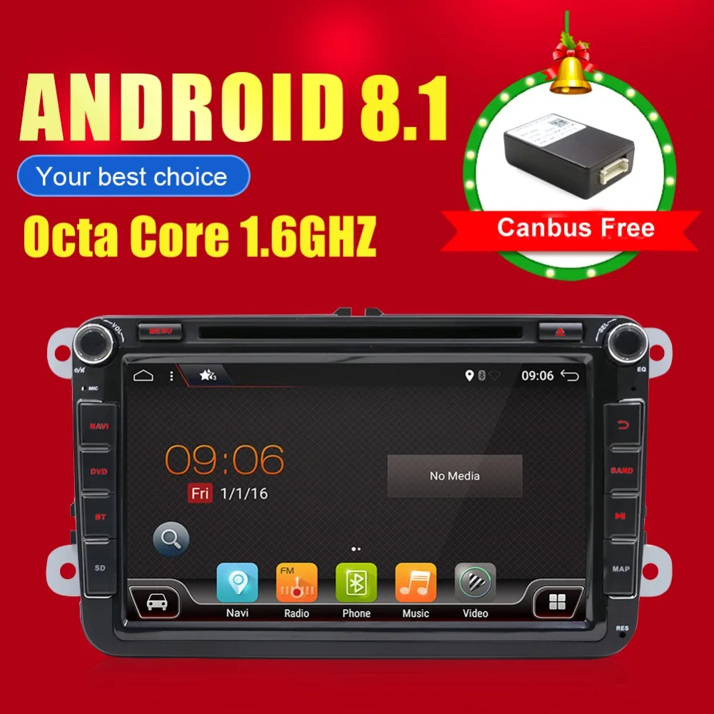 

Android 9.0 Car DVD GPS Video player Navigation Radio for Volkswage Bora EOS Amarok Caddy TOURAN Scirocco Sharan Seat head-unit