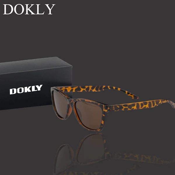 oversized sunglasses Dokly Real Polaroized Sunglasses Men and women polarized sunglasses Square Sun Glasses eyewear Oculos De Sol round sunglasses Sunglasses