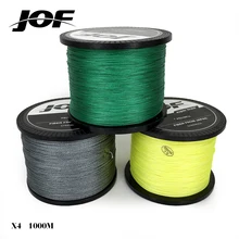 JOF Brand Best Quality 1000M Multifilament Braided Fishing Line 18lb 28lb 35lb 40lb 50lb 60lb 80lb Jig Carp Fish Line Wire