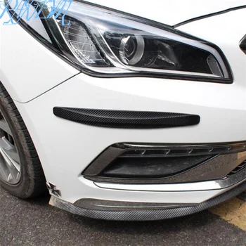

2pcs/set Car Front&Rear Bumper Protector Protector Sticker For Toyota corolla CHR RAV4 avensis yaris Automobile Accessories