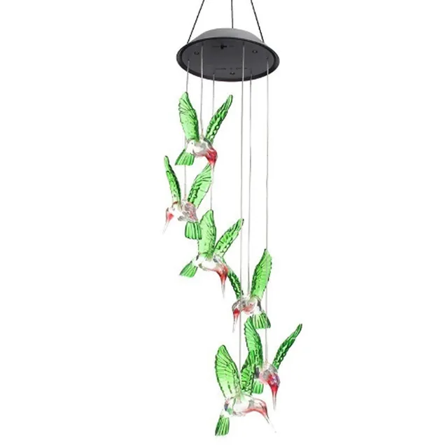 Hot Fashion Solar Color Changing Wind Chime Light Led Hot Fashion Solar Color Changing Wind Chime Light Led Outdoor Hummingbird Chimes