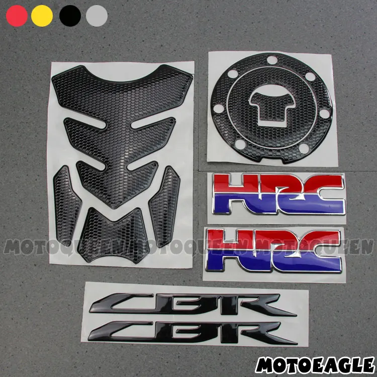 

Motorcycle 3D Gas Fuel Oil Tank Pad protector Decals Fairing Stickers for Honda HRC CBR 900RR 919RR 929RR 954RR 1000RR CBR600RR