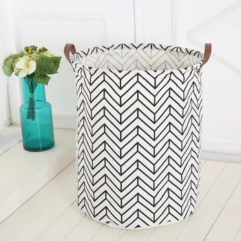 

New Waterproof Laundry Hamper Clothes Storage Baskets Home Clothes Barrel Bags Kids Toy organizer Storage Laundry Basket
