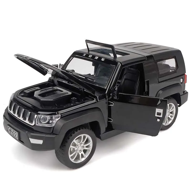 1:32 Jeep внедорожный сплав модель автомобиля звуковой светильник оттяните назад