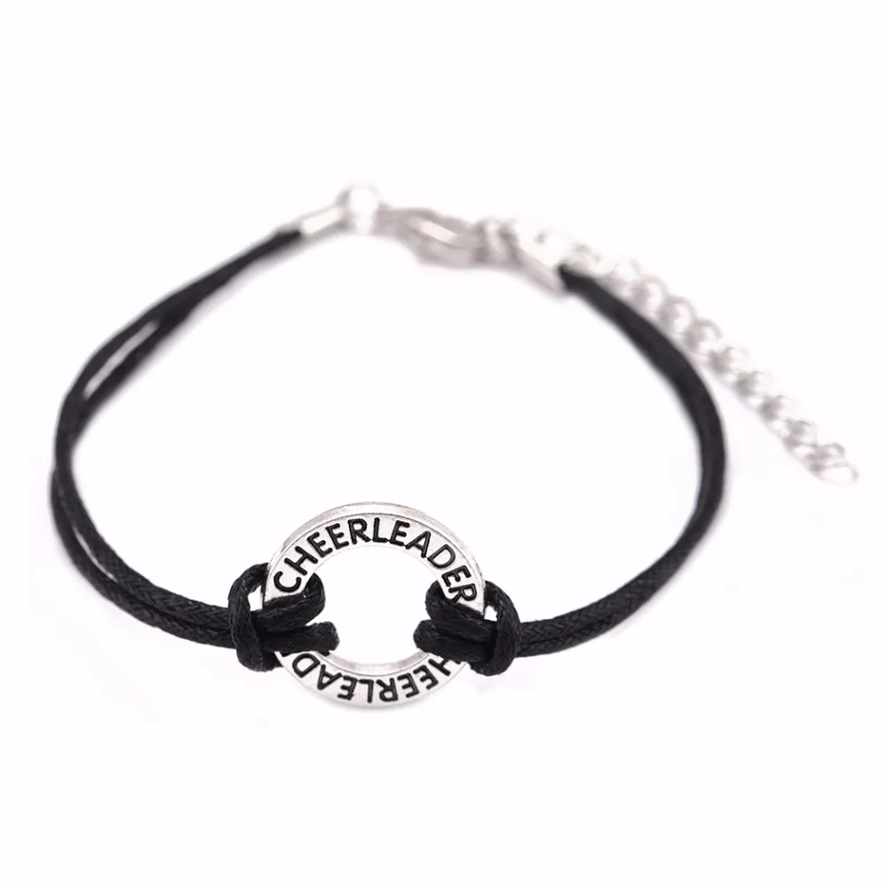 Teamer العلامة التجارية قابل للتعديل الكورية الشمع سوار حبلي الرياضة سلسلة المشجع قلادة المعصم مجوهرات أخوة الهدايا 5 قطعة/الوحدة