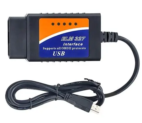 Новейший ELM327 USB V1.5 OBD2 автомобильный диагностический сканер ELM 327 V 1,5 OBD 2 OBDII интерфейс на основе ПК автоматический диагностический инструмент OBD-II сканирования - Цвет: Белый