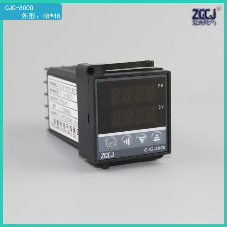 

CJG-8000 PID ON-OFF Temperature Controller, Thermostat Universal Input Relay Output 48*48mm electronic temperature controller