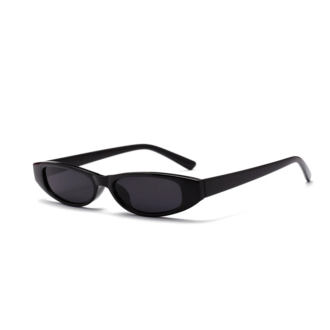 Маленькие прямоугольные солнцезащитные очки, летние прозрачные узкие солнцезащитные очки для женщин, Винтажный дизайн, Дамский бренд, ретро, черные, красные оттенки, очки