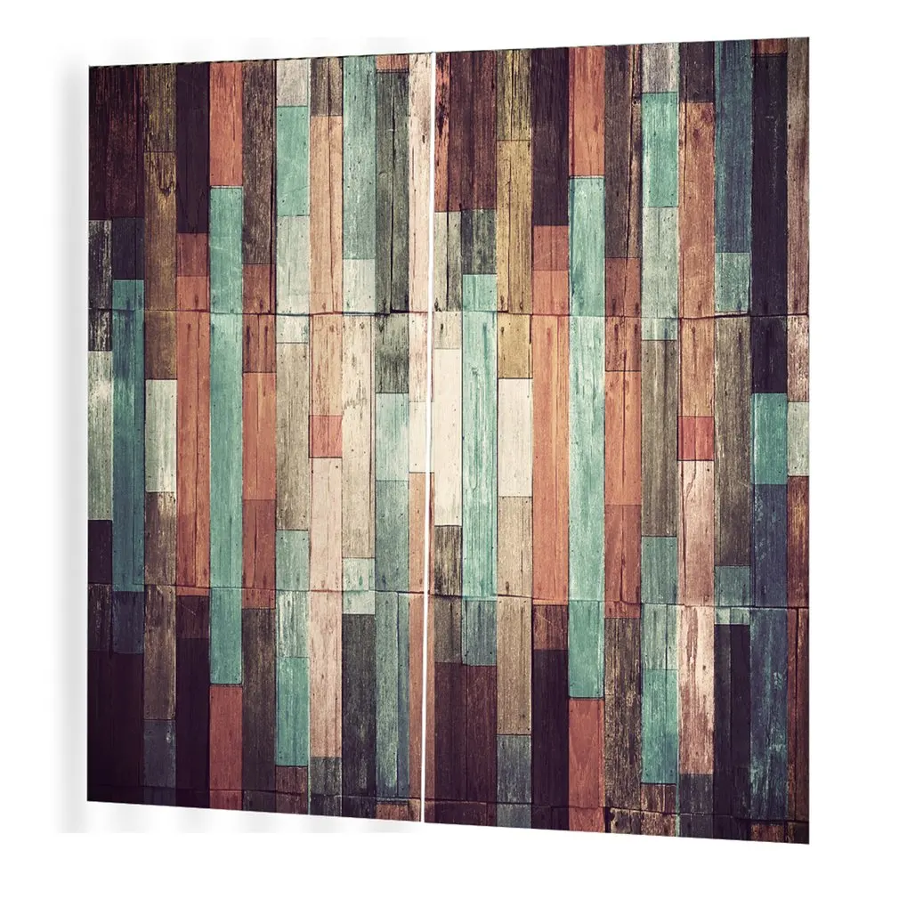

Colorful vertical door Pattern Curtains Divider Nice Window Curtain 150*166 Romantic Curtains For Living Room