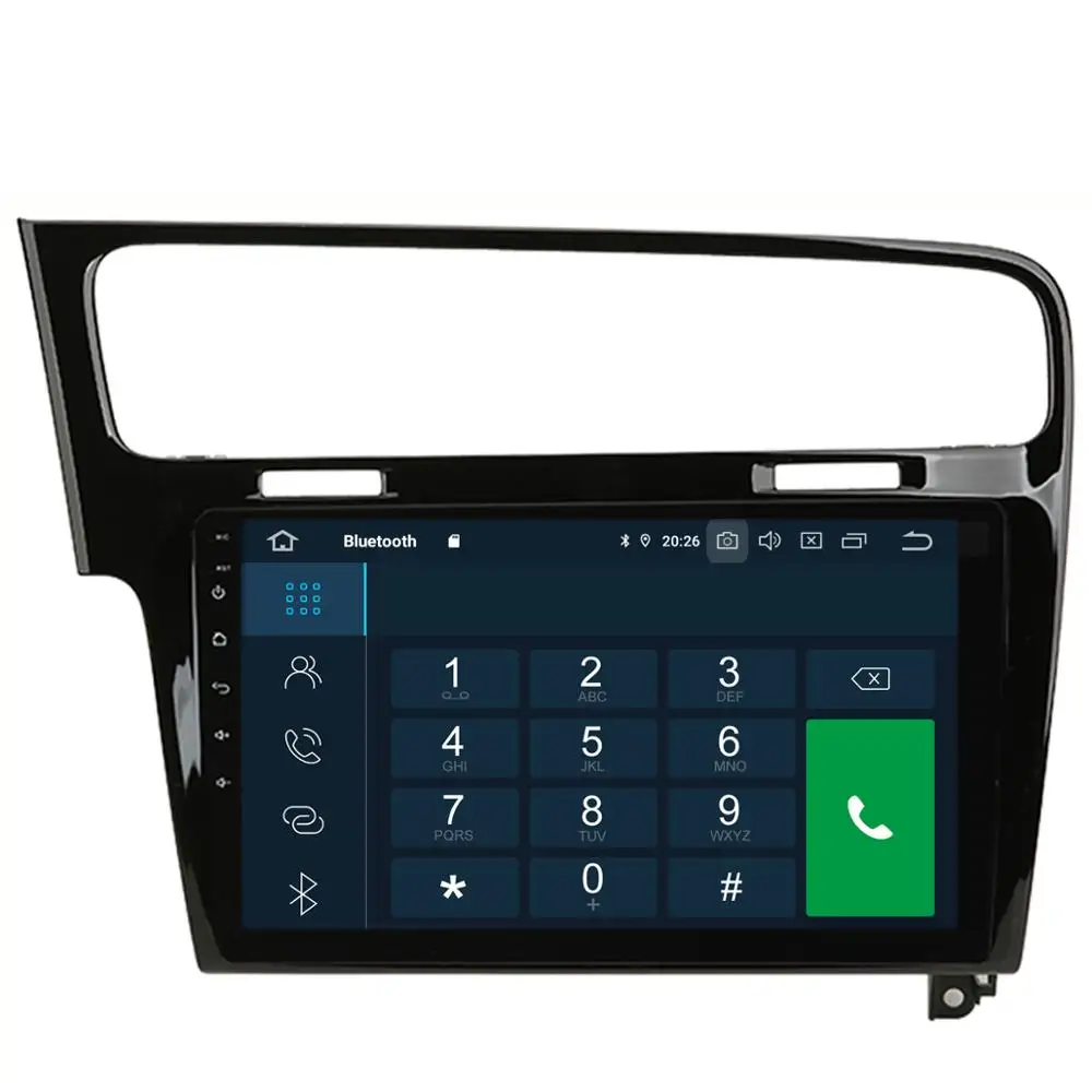 Best COIKA 10.1" Android 9.0 System PX6 CPU Car GPS Radio For Volkswagen GOLF 7 Multimedia Player WIFI 4+64G RAM DSP IPS Touch Screen 4