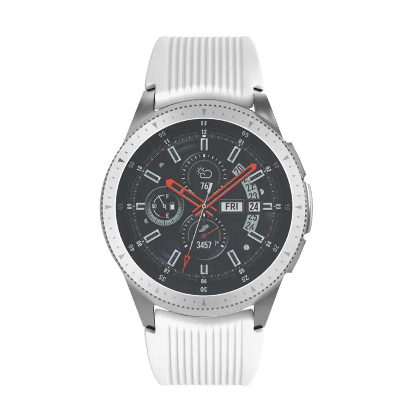 Ремешок Силиконовый Полосатый резиновый замена запястье браслет 42 мм 46 версия для samsung Galaxy смарт часы SM-R800