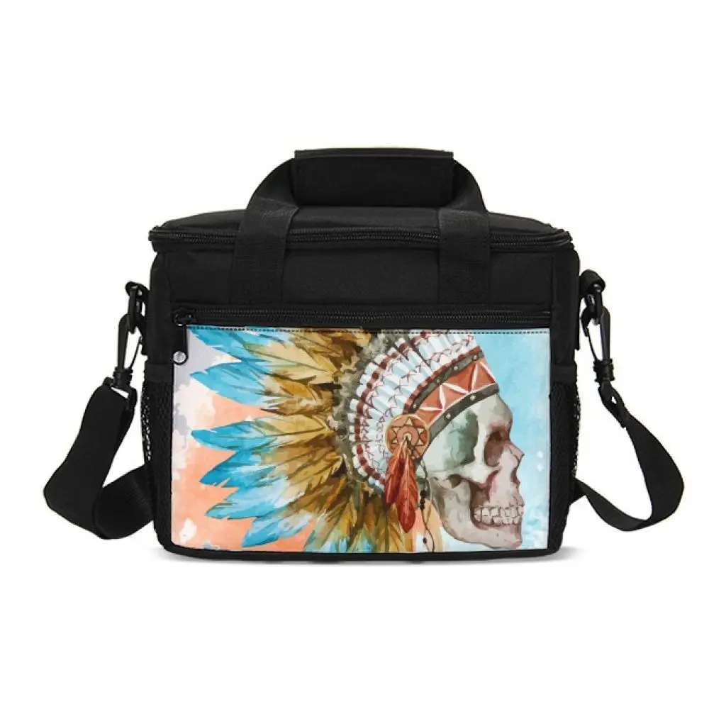 

Colorful National Style Cooler Bags Students Lunch Bags For Food Thermal Crossbody Wine Shoulder Bags For Picnic Insulate