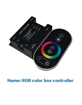 

[Seven Neon]Free DHL shipping 6keys 6A*3channels 12V 18A 216W LED RGB/duplex color/single color Strip RF touch remote controller